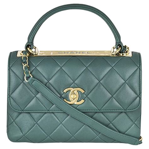 emerald green chanel bag|olive green chanel bag.